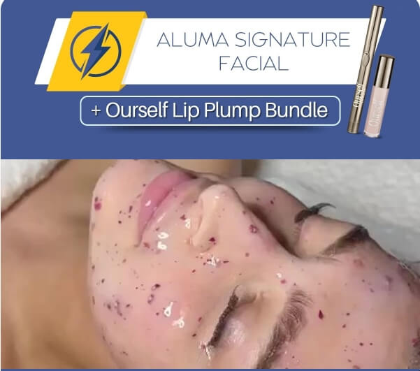 Aluma Signature Facial + Ourself Lip Plump Bundle